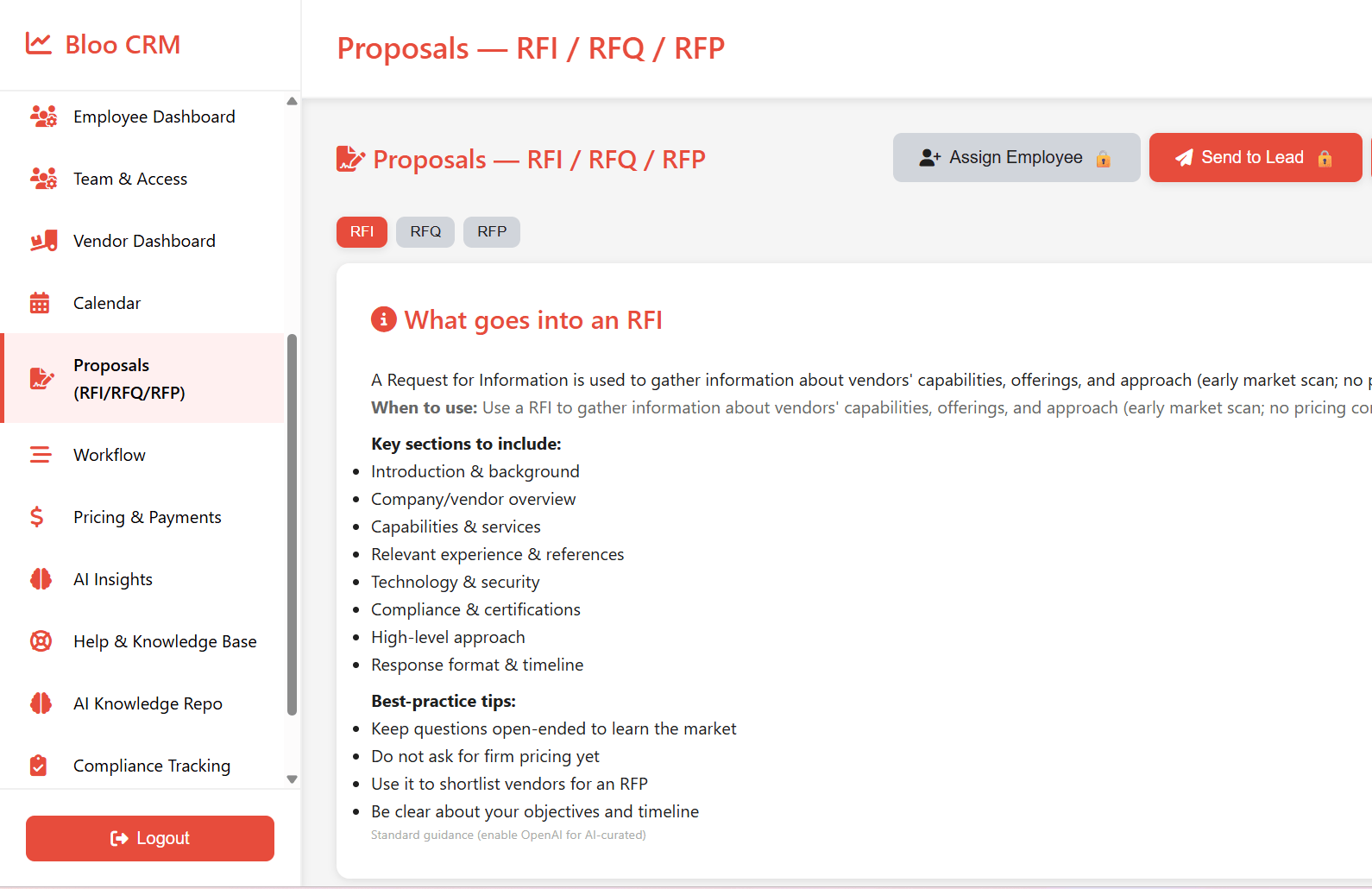 Proposals