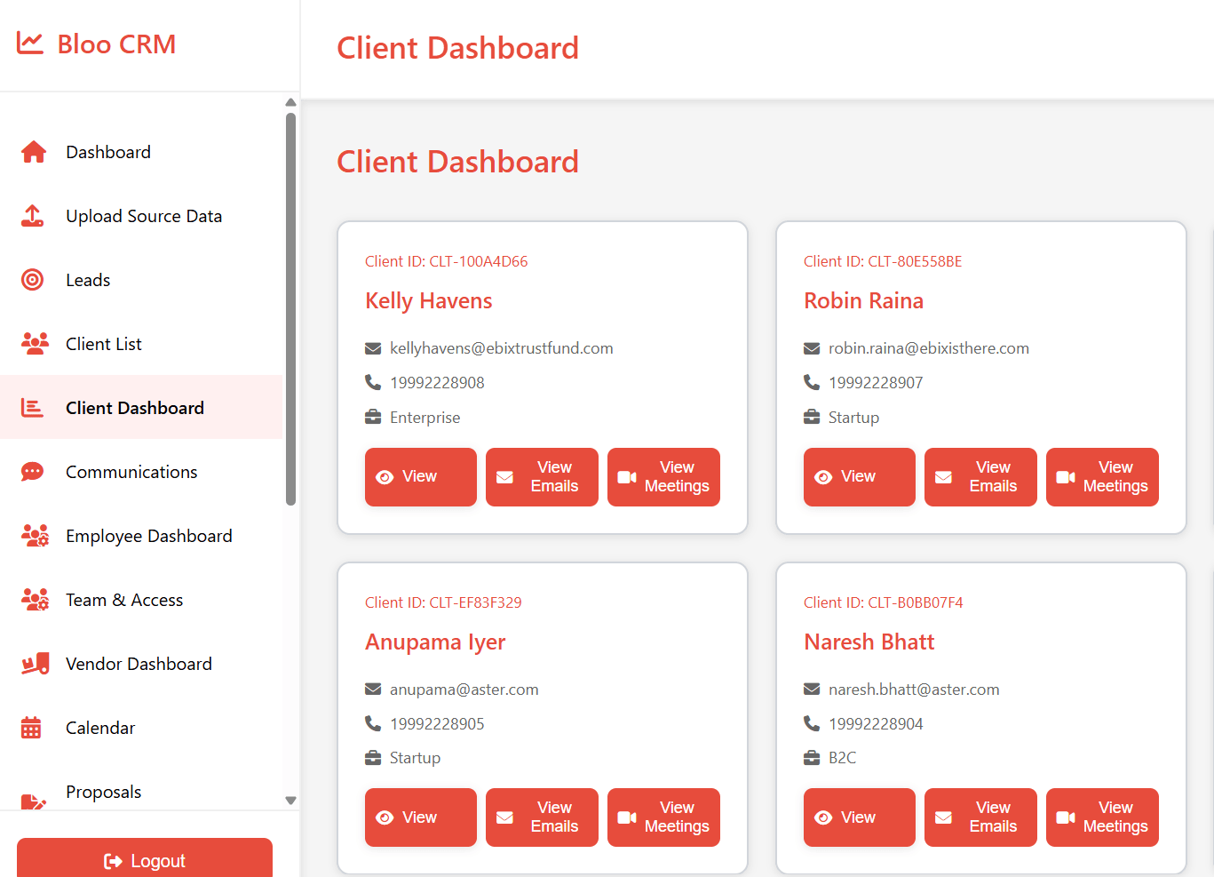 Client Dashboard